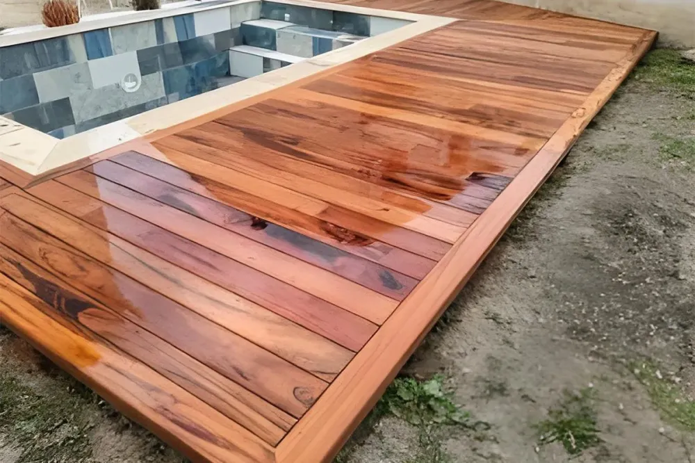creation de terasse en bois vaucluse - CHARPENTE MARCHAND